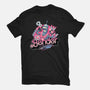 Pink Future Ahead Of Us-Womens-Fitted-Tee-glitchygorilla