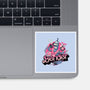 Pink Future Ahead Of Us-None-Glossy-Sticker-glitchygorilla