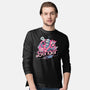 Pink Future Ahead Of Us-Mens-Long Sleeved-Tee-glitchygorilla