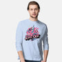 Pink Future Ahead Of Us-Mens-Long Sleeved-Tee-glitchygorilla