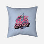 Pink Future Ahead Of Us-None-Removable Cover-Throw Pillow-glitchygorilla