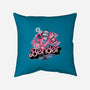 Pink Future Ahead Of Us-None-Removable Cover-Throw Pillow-glitchygorilla