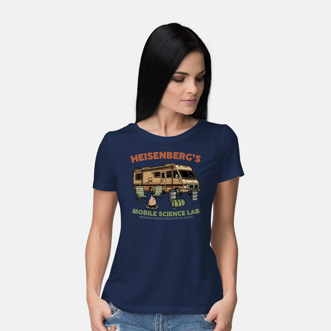 Science On The Go-Womens-Basic-Tee-glitchygorilla