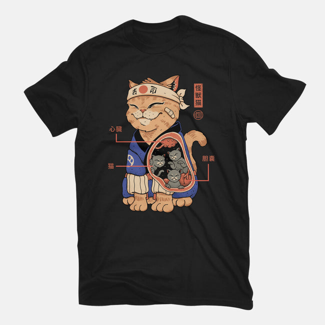 X-Ray Kaiju Cat-Mens-Basic-Tee-vp021