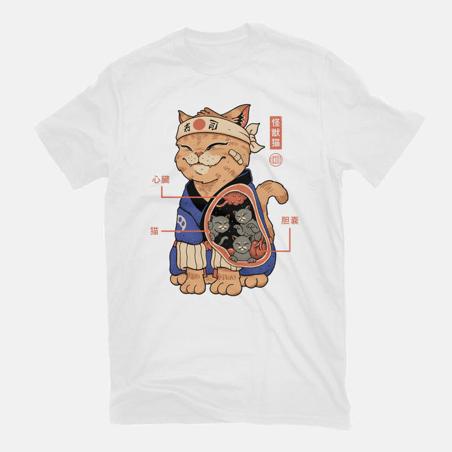 X-Ray Kaiju Cat-Womens-Basic-Tee-vp021