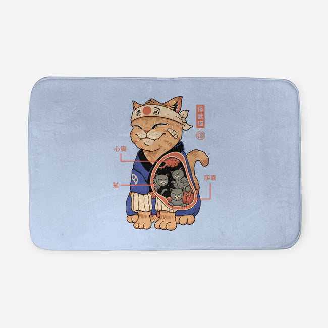 X-Ray Kaiju Cat-None-Memory Foam-Bath Mat-vp021