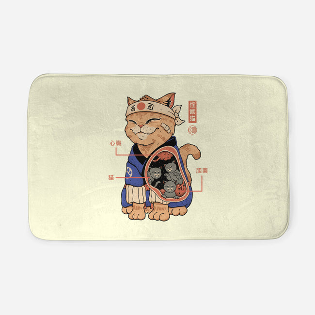 X-Ray Kaiju Cat-None-Memory Foam-Bath Mat-vp021