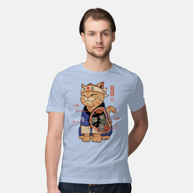 X-Ray Kaiju Cat-Mens-Premium-Tee-vp021