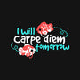 Koi Carpe Diem-None-Removable Cover w Insert-Throw Pillow-NemiMakeit