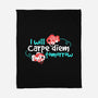 Koi Carpe Diem-None-Fleece-Blanket-NemiMakeit