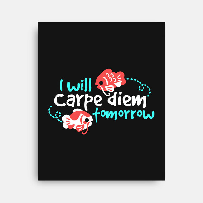 Koi Carpe Diem-None-Stretched-Canvas-NemiMakeit