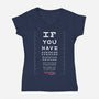 A Team Eye Chart-Womens-V-Neck-Tee-rocketman_art