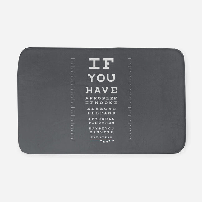 A Team Eye Chart-None-Memory Foam-Bath Mat-rocketman_art