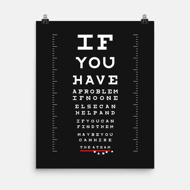 A Team Eye Chart-None-Matte-Poster-rocketman_art