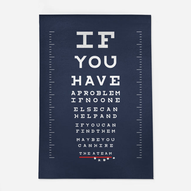 A Team Eye Chart-None-Indoor-Rug-rocketman_art