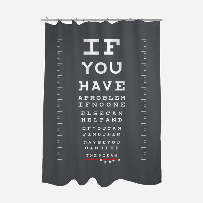 A Team Eye Chart-None-Polyester-Shower Curtain-rocketman_art