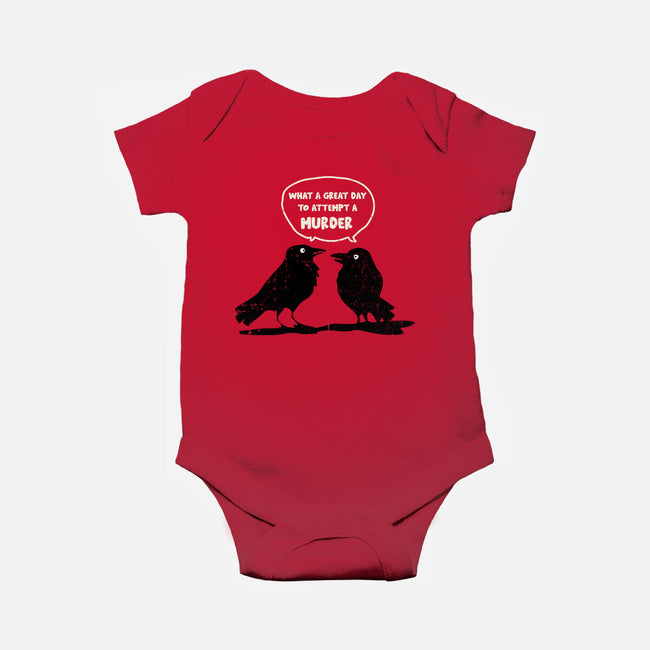 Attempted Murder-Baby-Basic-Onesie-turborat14