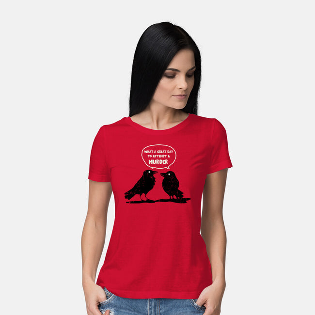 Attempted Murder-Womens-Basic-Tee-turborat14