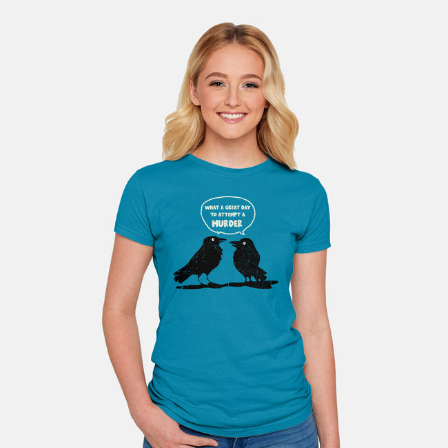 Attempted Murder-Womens-Fitted-Tee-turborat14