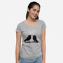 Attempted Murder-Womens-V-Neck-Tee-turborat14