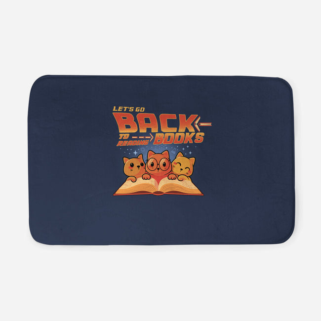 Back To Reading Books-None-Memory Foam-Bath Mat-erion_designs