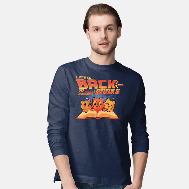 Back To Reading Books-Mens-Long Sleeved-Tee-erion_designs