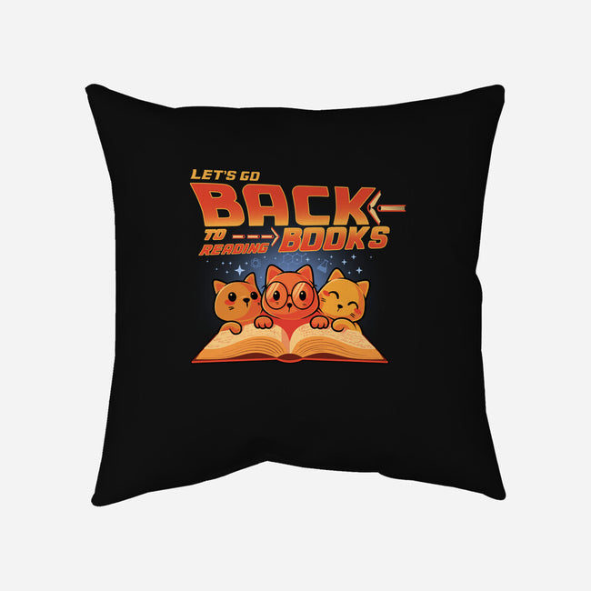 Back To Reading Books-None-Removable Cover w Insert-Throw Pillow-erion_designs