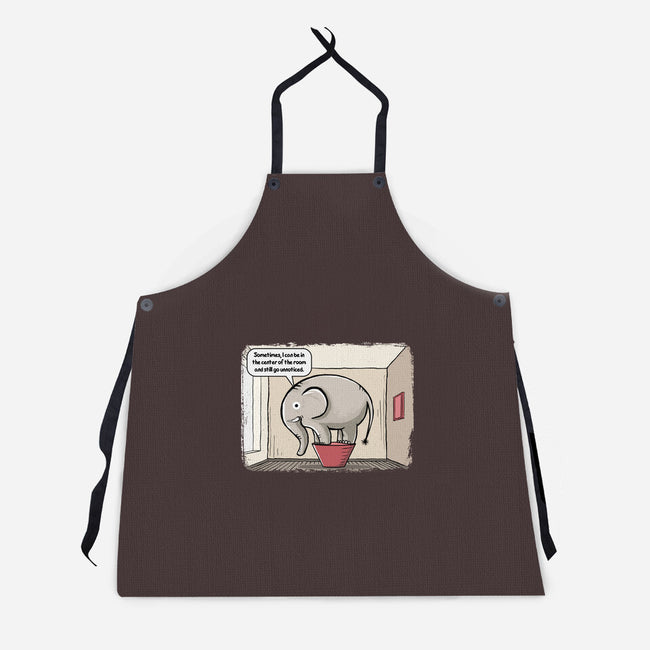 Elephant In The Room-Unisex-Kitchen-Apron-erion_designs