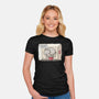 Elephant In The Room-Womens-Fitted-Tee-erion_designs