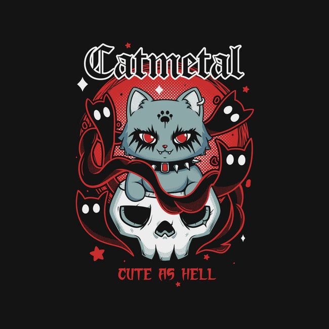 Catmetal-Womens-V-Neck-Tee-Yuri Santos Art