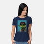 Artist From A Galaxy Far Far Away-Womens-Basic-Tee-daobiwan