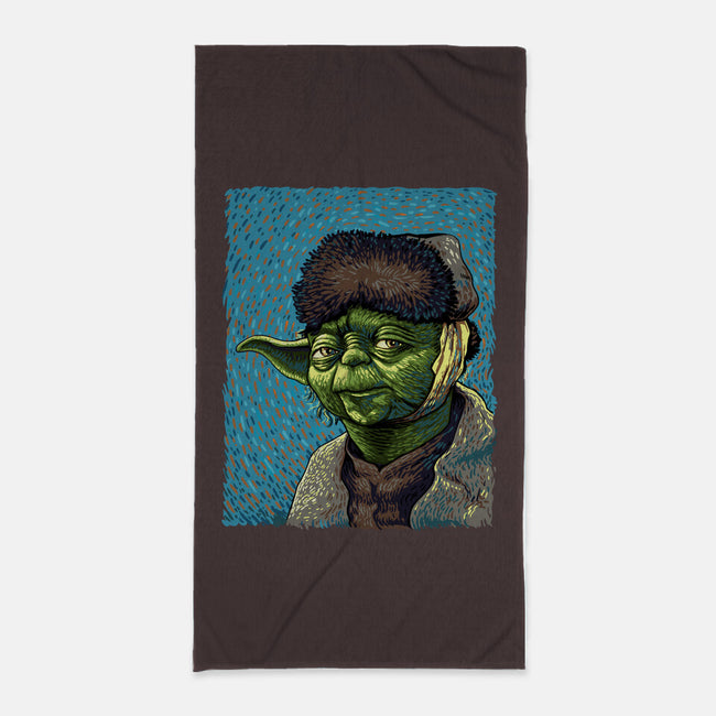 Artist From A Galaxy Far Far Away-None-Beach-Towel-daobiwan