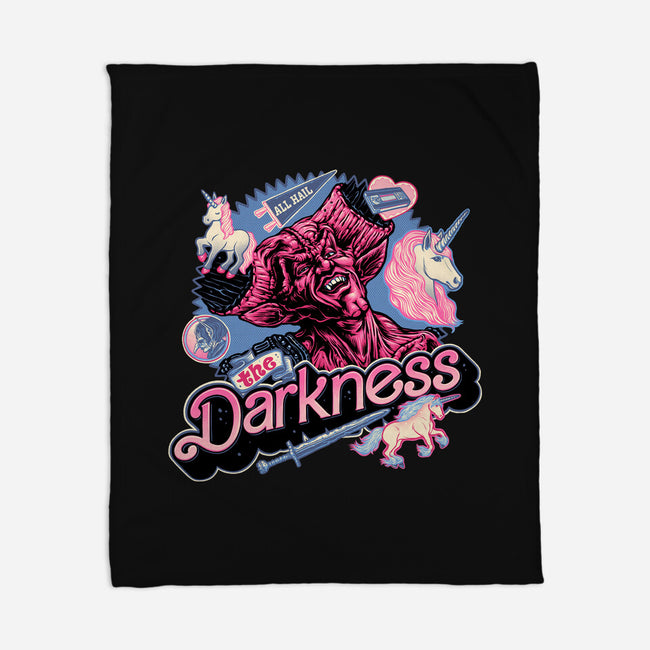 All Hail The Darkness-None-Fleece-Blanket-glitchygorilla