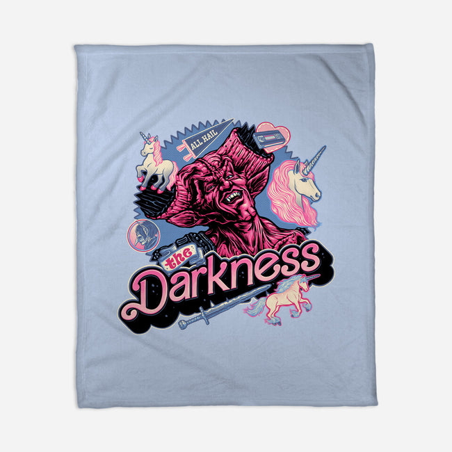 All Hail The Darkness-None-Fleece-Blanket-glitchygorilla