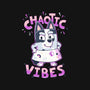 Chaotic Vibes-None-Fleece-Blanket-Geekydog