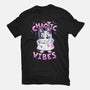 Chaotic Vibes-Womens-Fitted-Tee-Geekydog