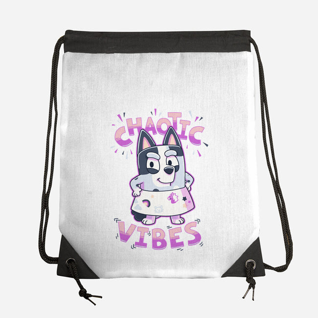 Chaotic Vibes-None-Drawstring-Bag-Geekydog