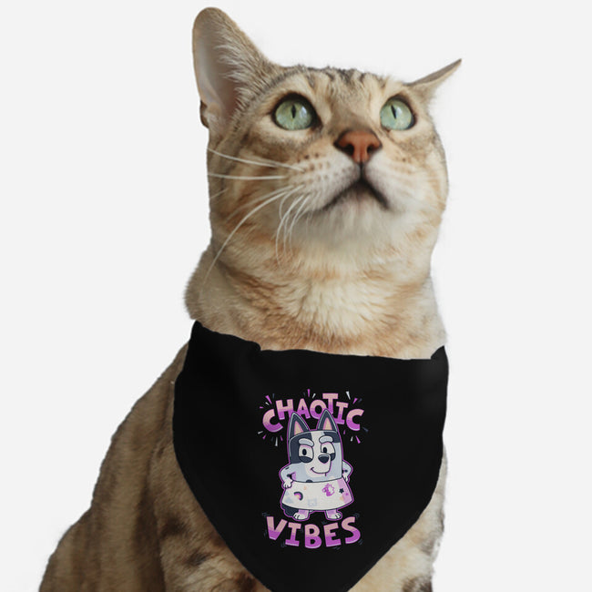 Chaotic Vibes-Cat-Adjustable-Pet Collar-Geekydog