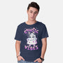 Chaotic Vibes-Mens-Basic-Tee-Geekydog