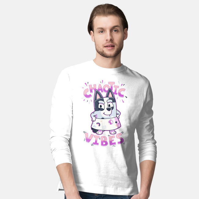 Chaotic Vibes-Mens-Long Sleeved-Tee-Geekydog