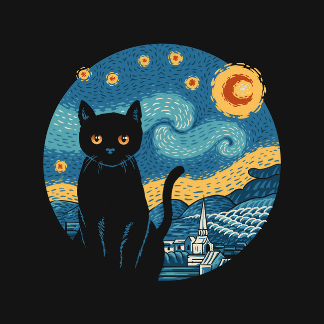 Purrfect Starry Cat-Youth-Basic-Tee-vp021