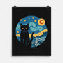 Purrfect Starry Cat-None-Matte-Poster-vp021