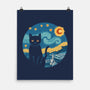 Purrfect Starry Cat-None-Matte-Poster-vp021