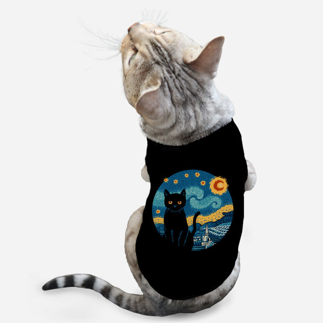 Purrfect Starry Cat-Cat-Basic-Pet Tank-vp021