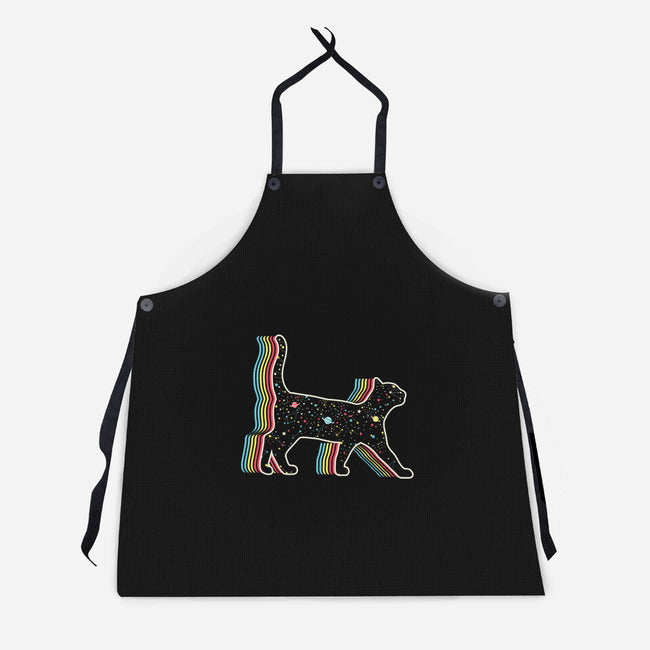 Galaxy Cat-Unisex-Kitchen-Apron-naomori