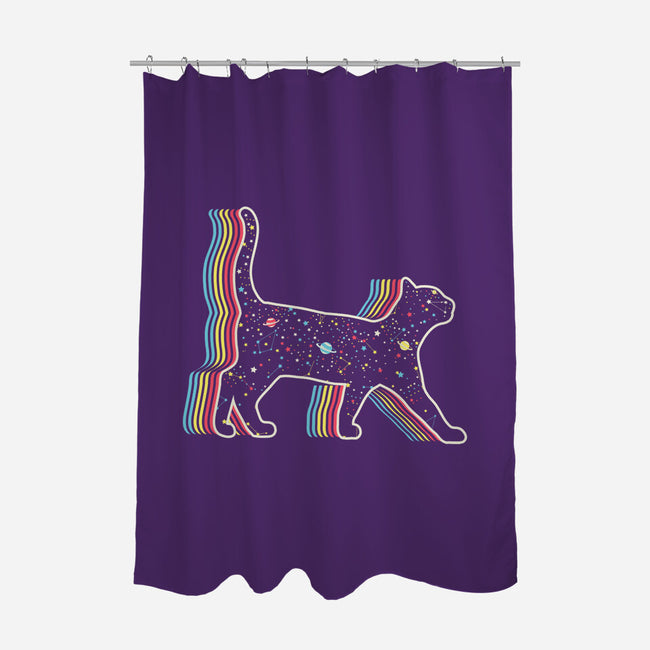 Galaxy Cat-None-Polyester-Shower Curtain-naomori