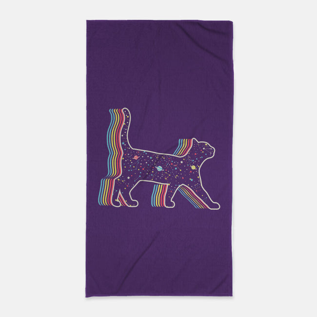 Galaxy Cat-None-Beach-Towel-naomori