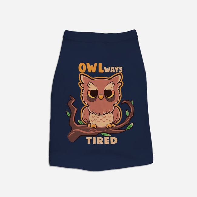 Owlways Tired-Cat-Basic-Pet Tank-TechraNova