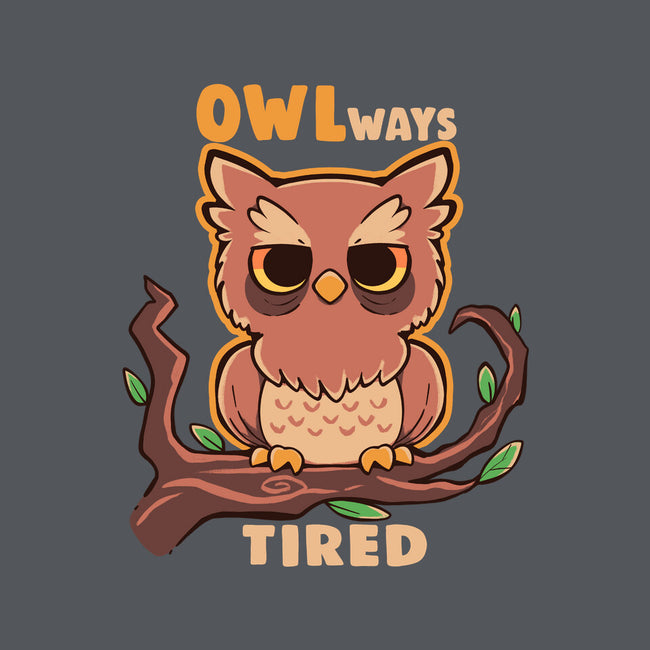 Owlways Tired-Womens-V-Neck-Tee-TechraNova