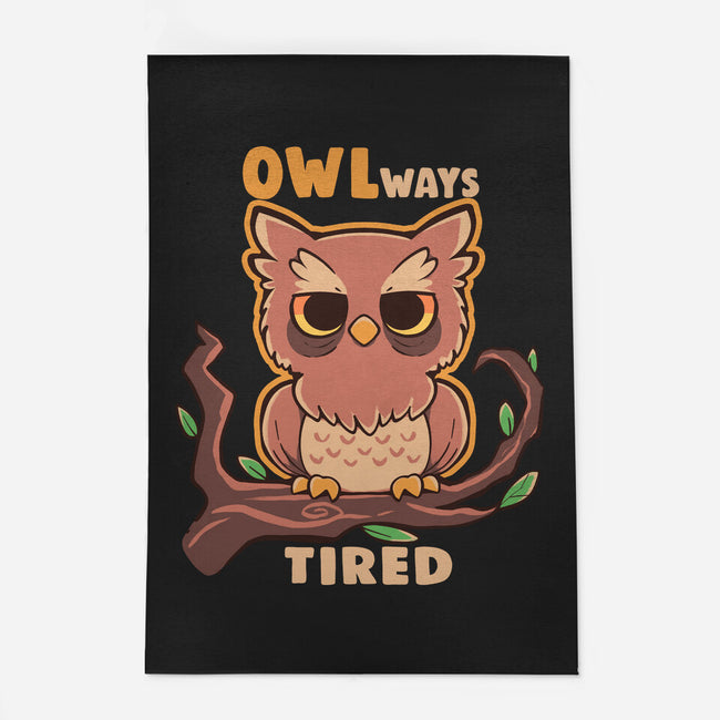 Owlways Tired-None-Indoor-Rug-TechraNova